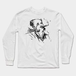 Muttonchop Classy Gentleman Long Sleeve T-Shirt